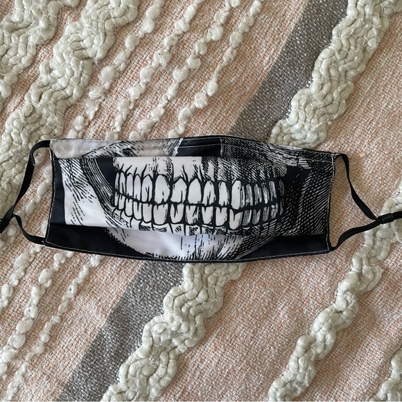 Other - LAST CHANCE Skull Adjustable Filter Insert Face Mask